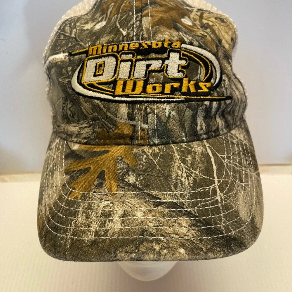 Legacy Tucker Cap Adjustable Mesh Hat Minnesota Dirt Works Camo